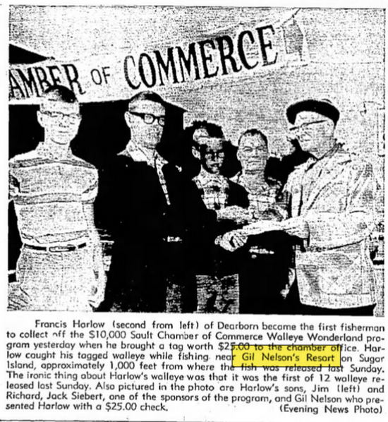 Gil Nelsons Resort - Aug 13 1966 Article (newer photo)